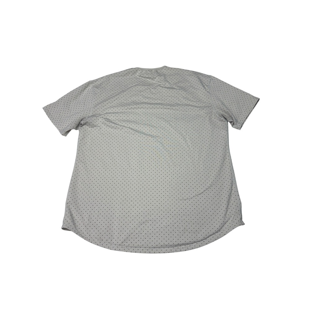BYLT Premium Basics Mens XXL Drop-Cut T-Shirt Grey Polka Dot Short‎ Sleeve Tee - Picture 6 of 8